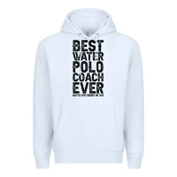 White Best Coach Ever And Bought Me This Water Polo Coac Premium Hoodie - tuanDangUi