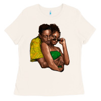 Bone black couple Ladies Tee - NancyCooperArtShop