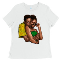 White black couple Ladies Tee - NancyCooperArtShop