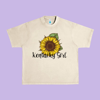 Kentucky Girl Urban Heavy Tee Designed By Bettercallsaul