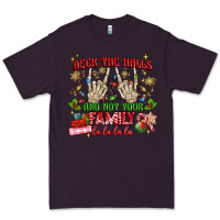 Plum deck the halls and not your family Premium Tee - MaliasSmallBusiness