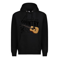 Black Raised On Country Country Life Country Music Lover Premium Hoodie - tuanDangUi