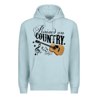 Blue Mist Raised On Country Country Life Country Music Lover Premium Hoodie - tuanDangUi