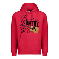 Cardinal Raised On Country Country Life Country Music Lover Premium Hoodie - tuanDangUi