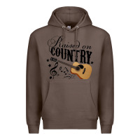 Coffee Raised On Country Country Life Country Music Lover Premium Hoodie - tuanDangUi