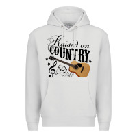 Dove Grey Raised On Country Country Life Country Music Lover Premium Hoodie - tuanDangUi