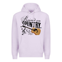 Lilac Raised On Country Country Life Country Music Lover Premium Hoodie - tuanDangUi