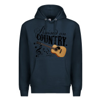 Navy Raised On Country Country Life Country Music Lover Premium Hoodie - tuanDangUi