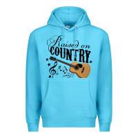 Ocean Blue Raised On Country Country Life Country Music Lover Premium Hoodie - tuanDangUi