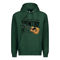 Sports Green Raised On Country Country Life Country Music Lover Premium Hoodie - tuanDangUi