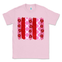 Bubblegum Pink valentine's day brushstrokes Classic Tee - RanaPortraitStore