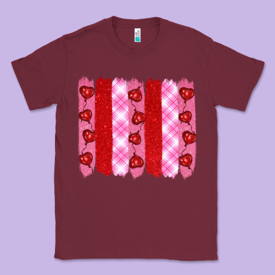Valentine's Day Brushstrokes Classic Tee Designed By Ranaportraitstore