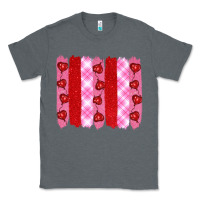 Charcoal Heather valentine's day brushstrokes Classic Tee - RanaPortraitStore