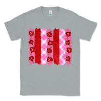 Heather Grey valentine's day brushstrokes Classic Tee - RanaPortraitStore