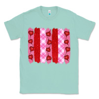 Seafoam valentine's day brushstrokes Classic Tee - RanaPortraitStore