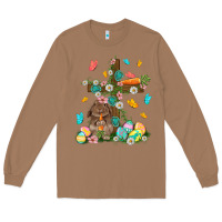 Toasted Coconut Western Rabbit with Cross Easter Day Long Sleeve Tee - HowdyJamesFarm