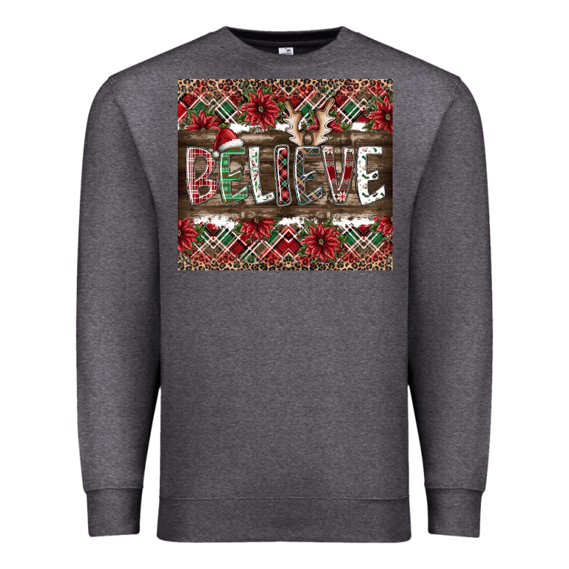 Believe Premium Sweatshirt by CowhideDigitalArt | Teevron