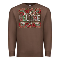 Chestnut Believe Premium Sweatshirt - CowhideDigitalArt