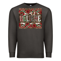 Smoke Believe Premium Sweatshirt - CowhideDigitalArt