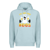 Blue Mist i'm just here for the boos halloween costume gift Premium Hoodie - tuanDangUi