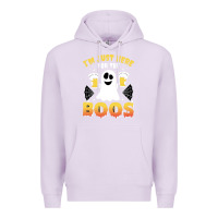 Lilac i'm just here for the boos halloween costume gift Premium Hoodie - tuanDangUi