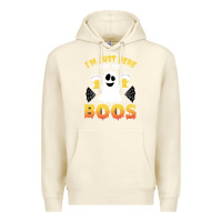 Sandshell i'm just here for the boos halloween costume gift Premium Hoodie - tuanDangUi