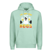 Seafoam i'm just here for the boos halloween costume gift Premium Hoodie - tuanDangUi