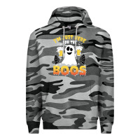 Slate Camo i'm just here for the boos halloween costume gift Premium Hoodie - tuanDangUi