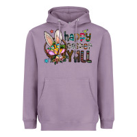 Lavender happy easter y all Heavyweight Hoodie - CowhideDigitalArt
