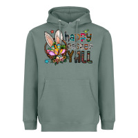 Sage happy easter y all Heavyweight Hoodie - CowhideDigitalArt