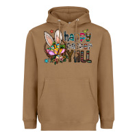 Toasted Coconut happy easter y all Heavyweight Hoodie - CowhideDigitalArt