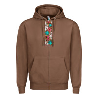 Chestnut baseball pen wraps Zipper Hoodie - BundleAndBundleShop