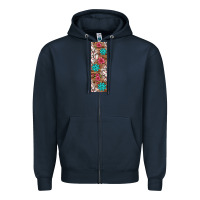 Navy baseball pen wraps Zipper Hoodie - BundleAndBundleShop