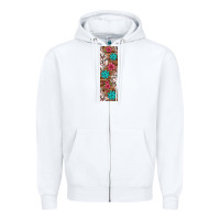 White baseball pen wraps Zipper Hoodie - BundleAndBundleShop