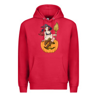 Cardinal sexy witch halloween costume blackcraft pumpkin wi Premium Hoodie - tuanDangUi