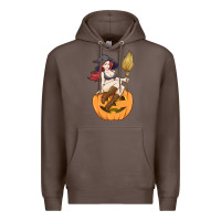Coffee sexy witch halloween costume blackcraft pumpkin wi Premium Hoodie - tuanDangUi