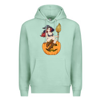 Seafoam sexy witch halloween costume blackcraft pumpkin wi Premium Hoodie - tuanDangUi