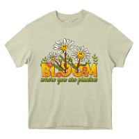Mossy bloom where you are planted Heavy Core Tee - NancyCooperArtShop
