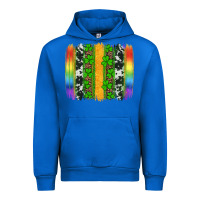 Cobalt st patricks day rainbow brushstroke Urban Hoodie - Artiststas