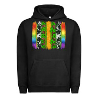 Pigment Black st patricks day rainbow brushstroke Urban Hoodie - Artiststas
