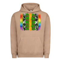 Pigment Burro st patricks day rainbow brushstroke Urban Hoodie - Artiststas
