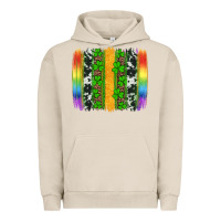 Pigment French Oak st patricks day rainbow brushstroke Urban Hoodie - Artiststas