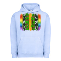 Pigment Grape Ice st patricks day rainbow brushstroke Urban Hoodie - Artiststas
