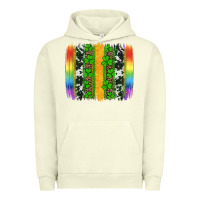 Pigment Pistachio st patricks day rainbow brushstroke Urban Hoodie - Artiststas