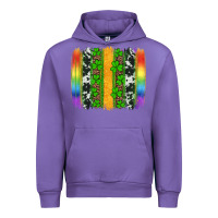 Tulip st patricks day rainbow brushstroke Urban Hoodie - Artiststas