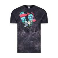 Cloud Black Wine Flip Flops Girl Vintage Tee - Bettercallsaul