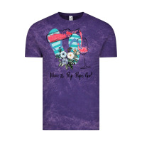 Cloud Purple Wine Flip Flops Girl Vintage Tee - Bettercallsaul