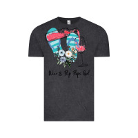 Vintage Black Wine Flip Flops Girl Vintage Tee - Bettercallsaul