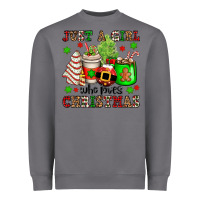 Storm just a girl who loves christmas Heavyweight Sweatshirt - OliviaCreatesArt