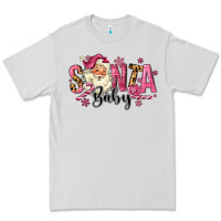 Dove Grey Santa Baby Pink Christmas Premium Tee - MaliasSmallBusiness